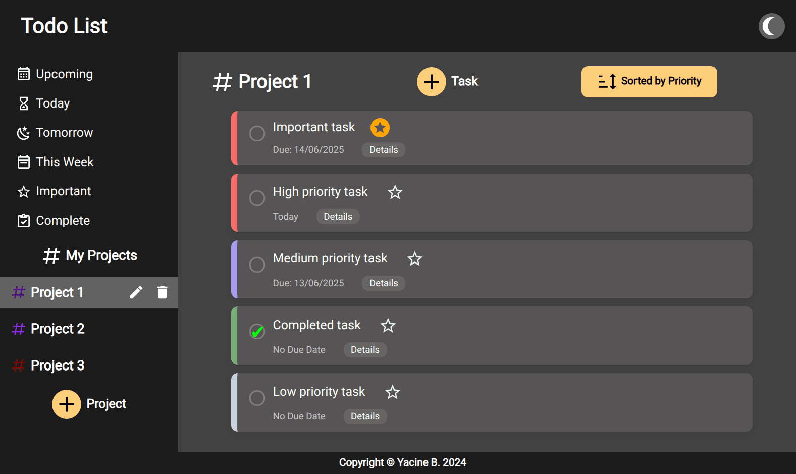 Todo-List App interface image